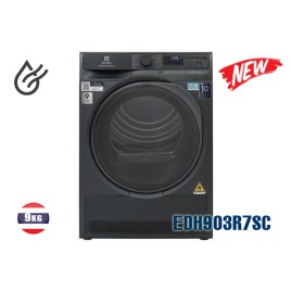 Máy sấy bơm nhiệt Electrolux 9kg xám đen EDH903R7SC